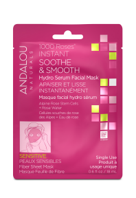 Andalou Naturals   1000 Roses Instant S & S Sheet Mask 6 x 18ml