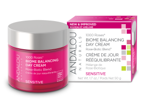Andalou Naturals   1000 Roses Biome Balancing Day Cr 50g