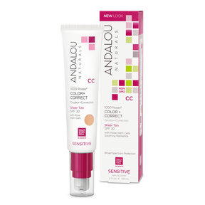 Andalou Naturals   1000 Roses CC Sheer Tan SPF30 58ml
