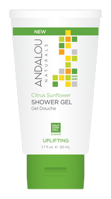 Andalou Naturals   Citrus Sunflowr Uplifting Showr Gel 6 x 50ml