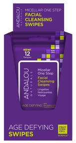 Andalou Naturals Facial Swipes Age Defying 12ct