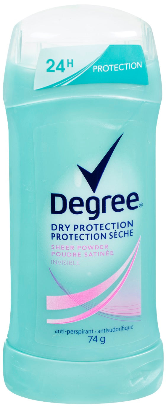 DEGREE INVISIBLE SOLID SHEER PD 74G
