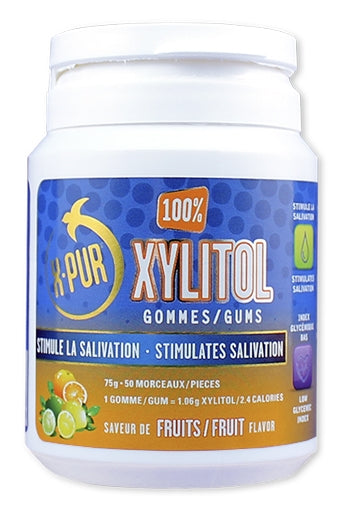 ORAL SCIENCE   Xylitol Gum Fruit, 50/btl