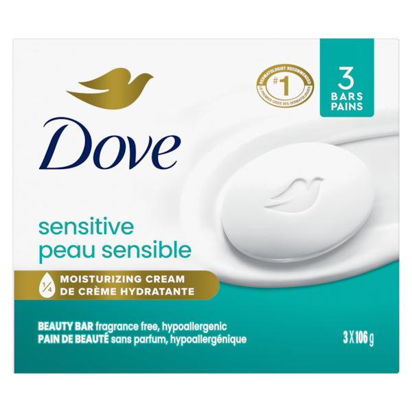 DOVE BAR SENSITIVE SKIN 3X106G