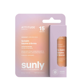 Clearance - Attitude-Sunly SPF 15 Lip Balm Coconut