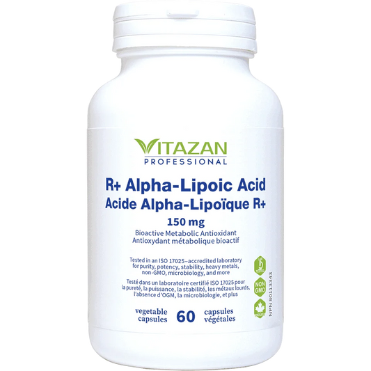 Vitazan    R+ Alpha-Lipoic Acid 150mg  60 capsules