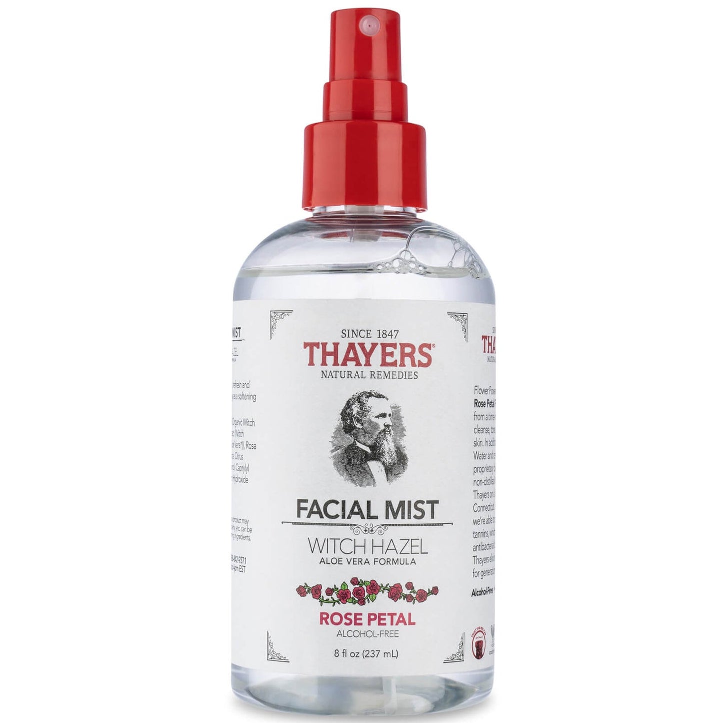 THAYERS NATURAL    Witch Hazel Alcohol Free Facial Mist    THAYERS NATURAL    Witch Hazel Alcohol Free Facial Mist    Rose Petal Facial Mist237mL