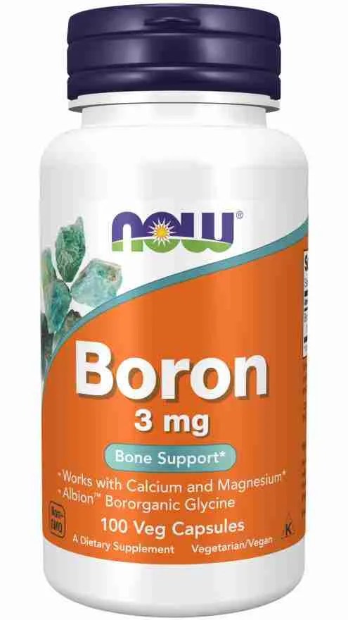 NOW - Boron 3mg (Now) - 100 Caps