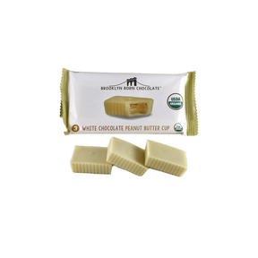 BROOKLYN BORN CHOCOLATE    Org PB Cups White Chocolate 40g*12