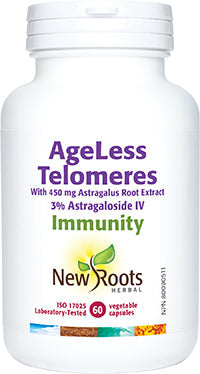 NEW ROOTS    Ageless Telomeres     60 capsules