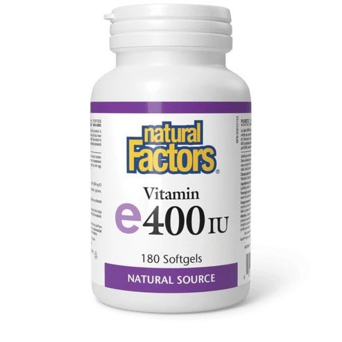 Natural Factors - Vitamin E 400 IU - 180 sgels