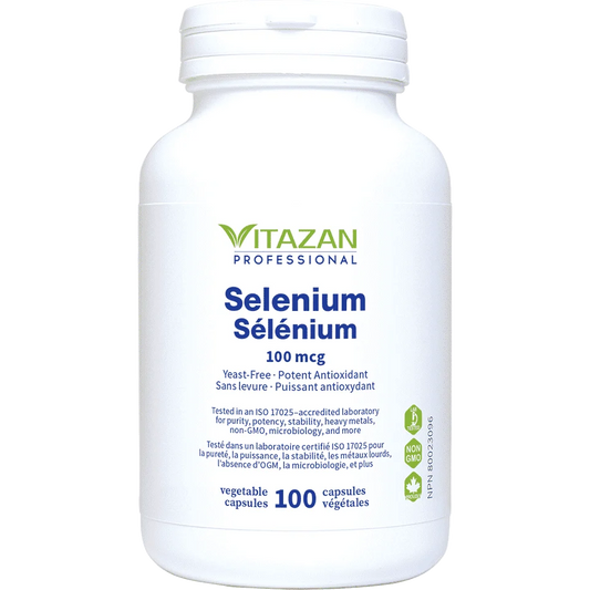 Vitazan    Selenium (100 mcg · Antioxidant Mineral Supplement) 100 capsules