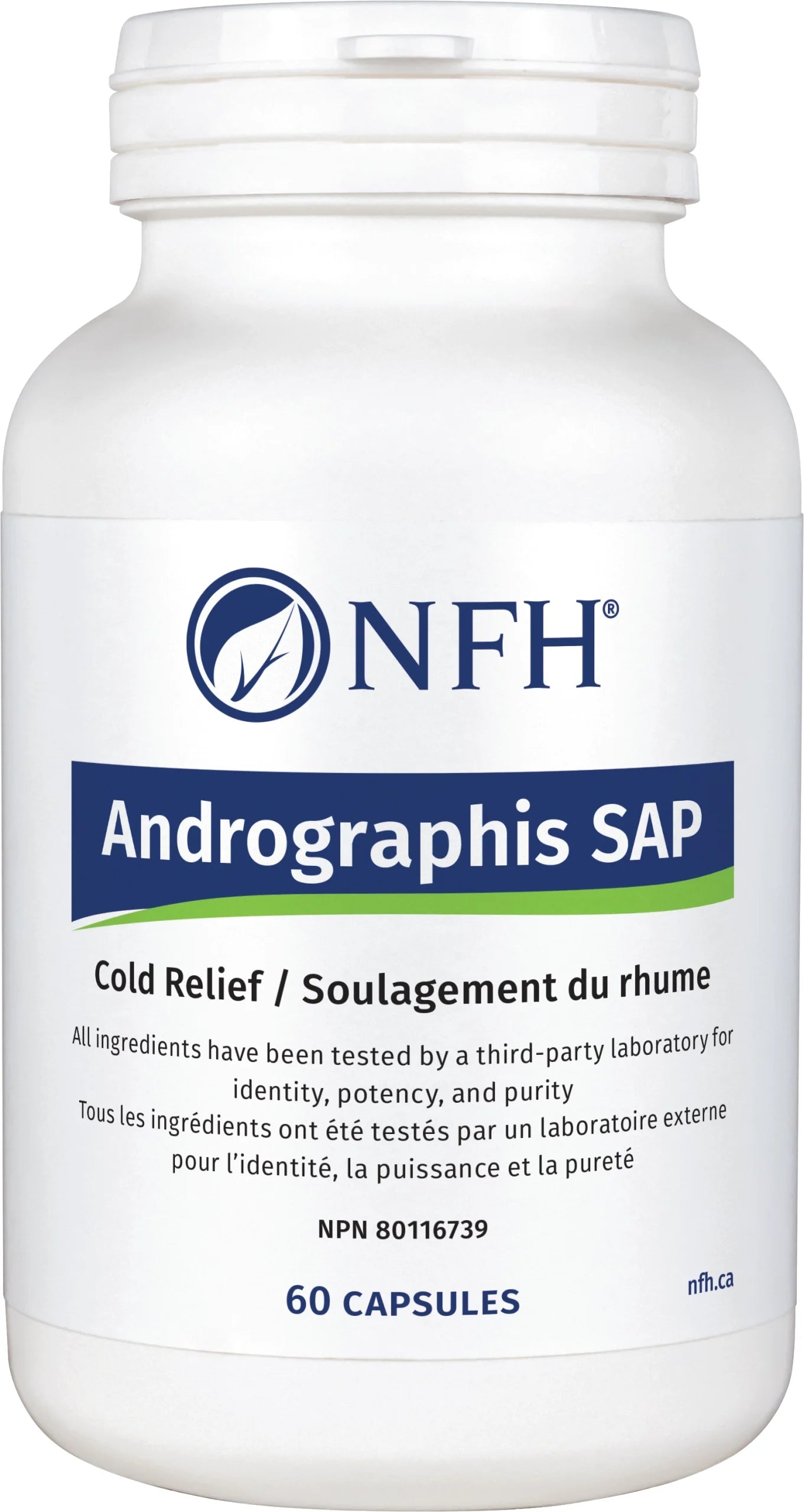 Nutritional Fundamentals for Health    Andrographis SAP (Cold Relief) 60 capsules