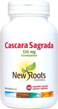 NEW ROOTS    Cascara Sagrada 325 mg    100 capsules