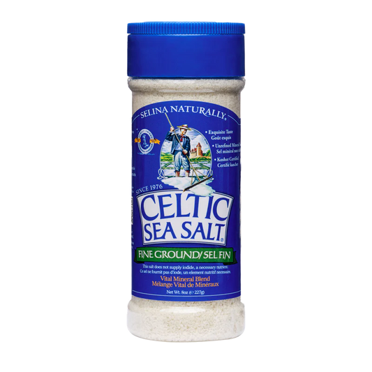 Celt Salt    Celt Salt Fine Ground Shaker    Container Size: 8 oz    Case of 6