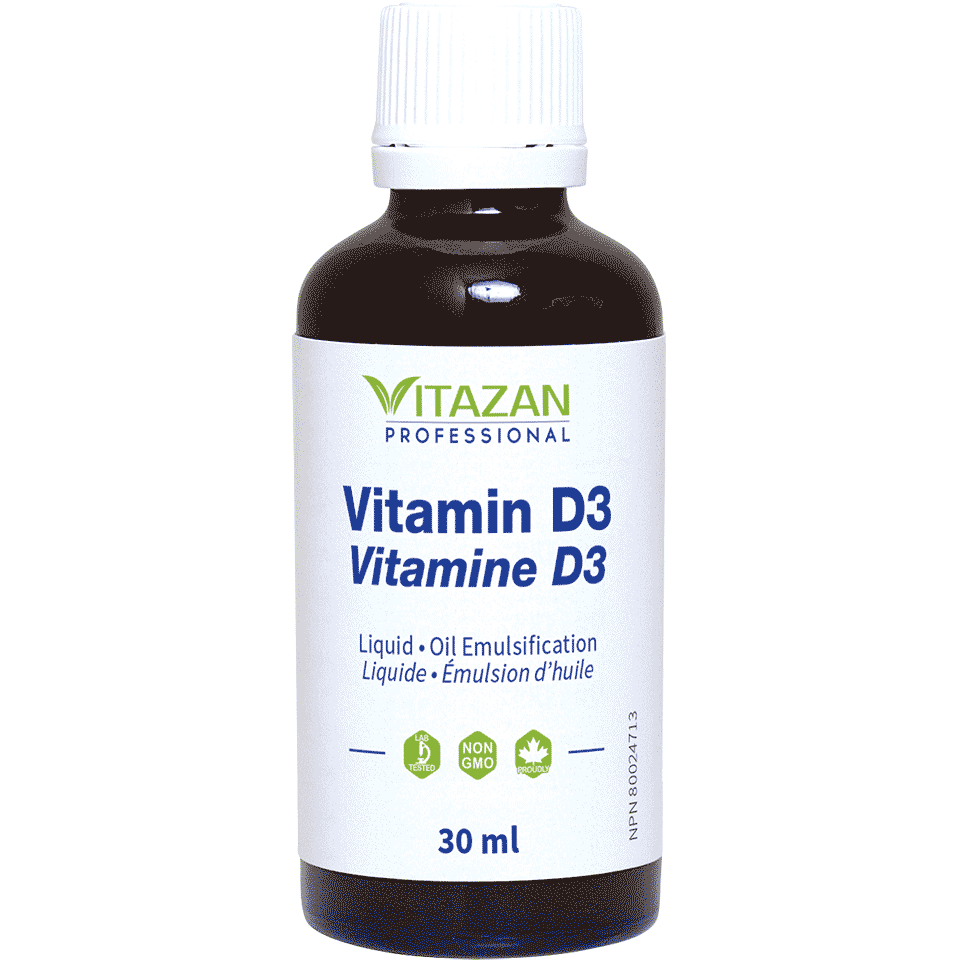 Vitazan    Vitamin D3 (1,000 IU per Drop · Liquid · Oil Emulsification) 30 ml