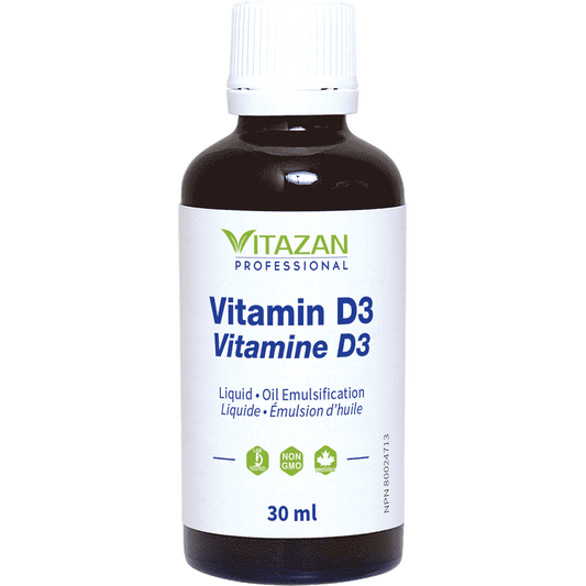 Vitazan    Vitamin D3 (1,000 IU per Drop · Liquid · Oil Emulsification) 30 ml