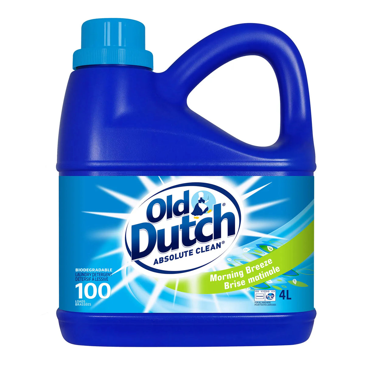 OLD DUTCH DETERGENT LIQ MORNING BREEZE 4.0L pack of 4