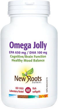 NEW ROOTS    Omega Jolly EPA 650 mg / DHA 100 mg   60 softgels