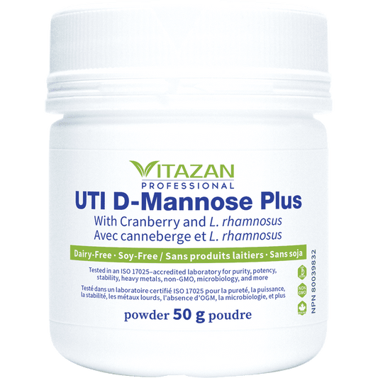 Vitazan    UTI D-Mannose Plus (With Cranberry and L. rhamnosus) 50 g