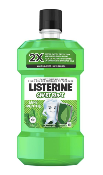 LISTERINE SMART RINSE MINT 500ML