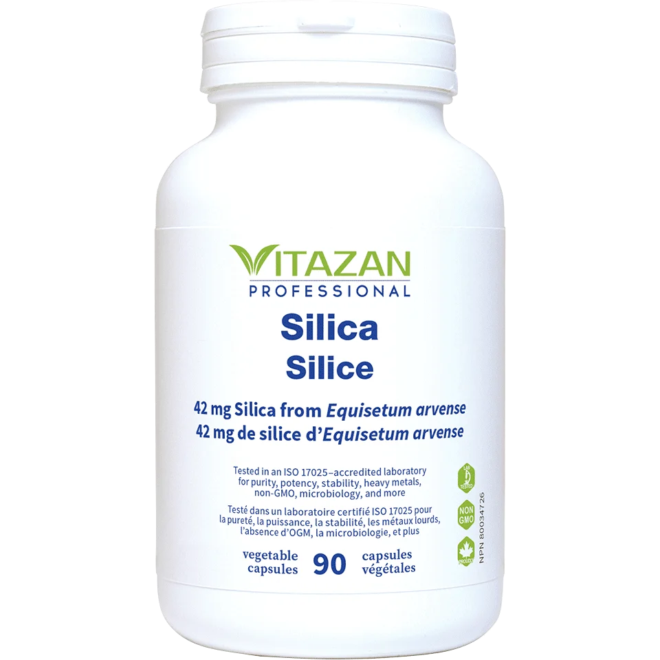 Vitazan    Silica (42 mg Silica · 7% Extract) 90 capsules