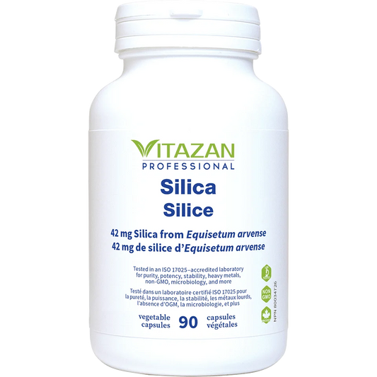 Vitazan    Silica (42 mg Silica · 7% Extract) 90 capsules