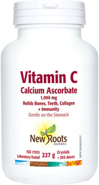 NEW ROOTS    Vitamin C Calcium Ascorbate · 1,090 mg    227 g