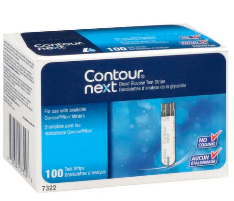 ASCENSIA CONTOUR NEXT STRIPS 100