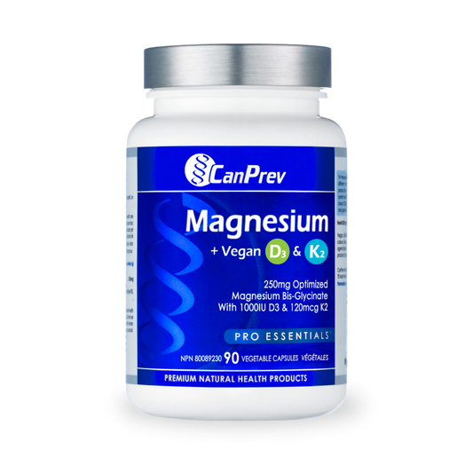 CanPrevMagnesium + Vegan D3 & K2_90 v-caps