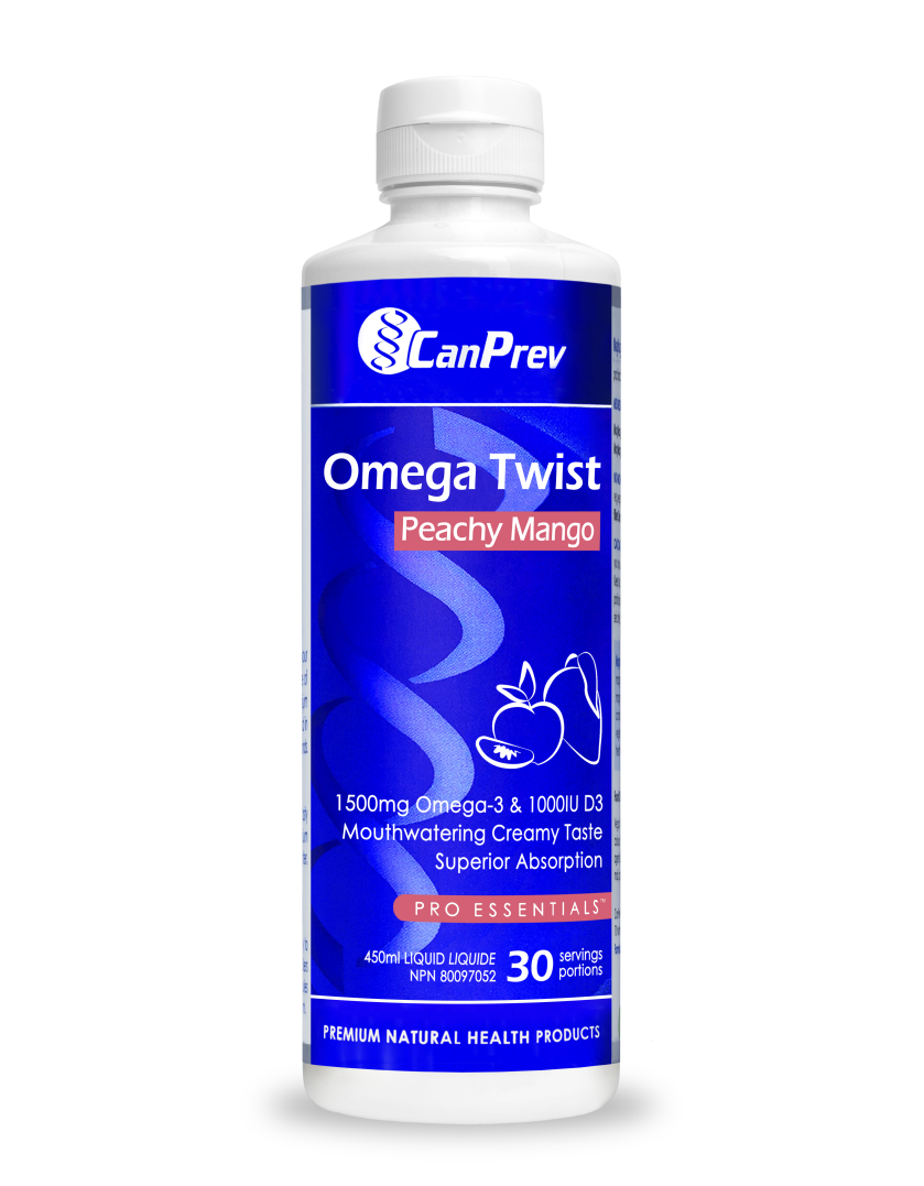 CanPrevOmega Twist - Peachy Mango_225 mL