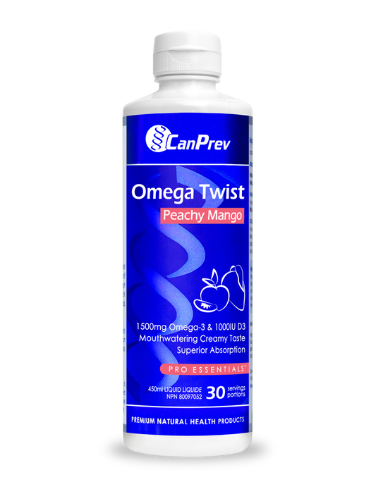 CanPrevOmega Twist - Peachy Mango_225 mL