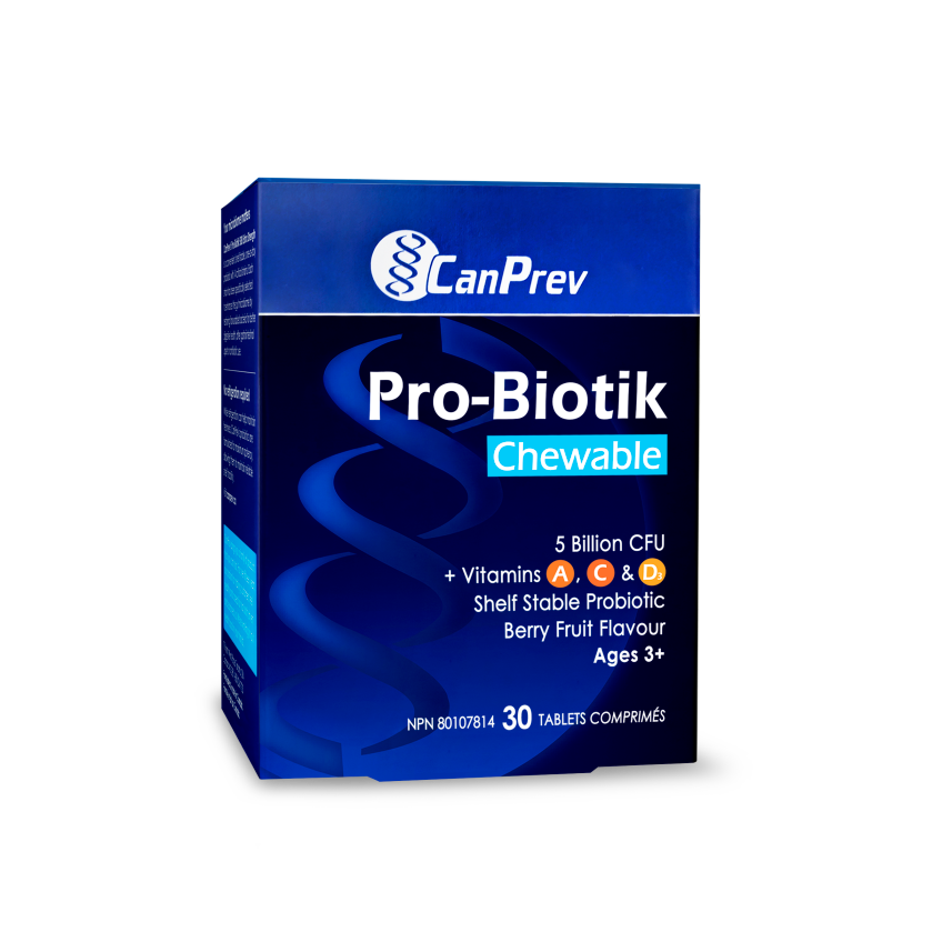 CanPrev   Pro-Biotik + A, C & D3 Chewable - Berry   30 Tablets