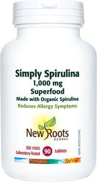 New Roots - Simply Spirulina 1,000 mg 90 Tablets