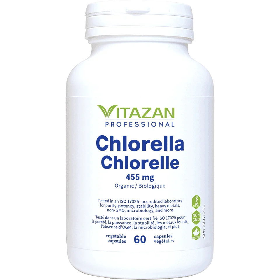 Vitazan    Chlorella 455 mg  60 capsules