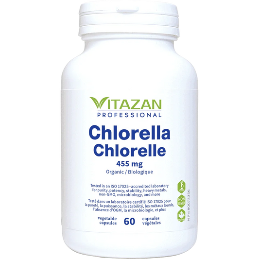 Vitazan    Chlorella 455 mg  60 capsules