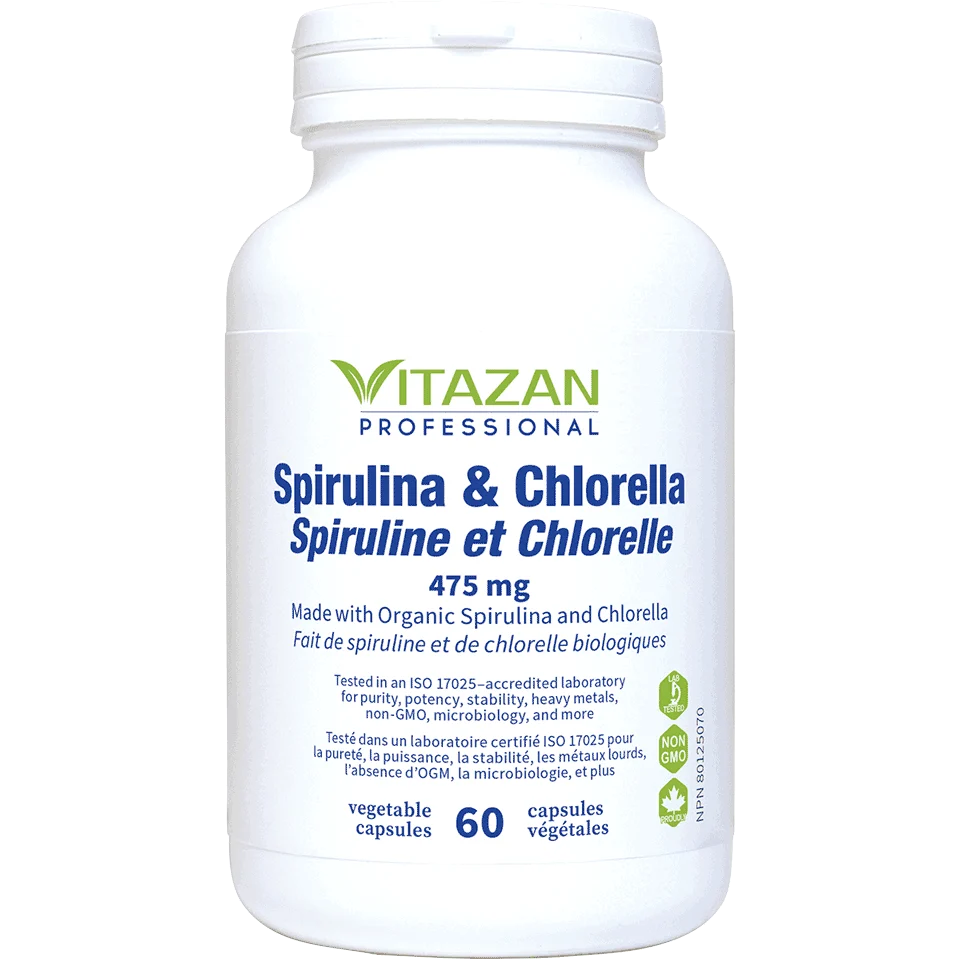Vitazan    Spirulina & Chlorella  60 capsules