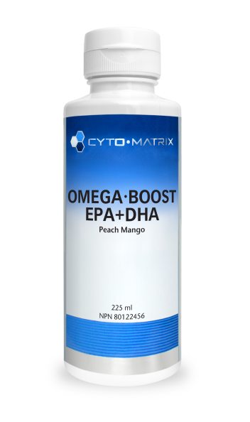 Cyto-Matrix Omega-Boost – EPA + DHA 225ml – Peach Mango