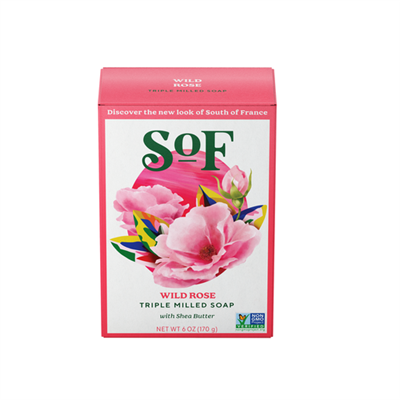 SOUTH OF FRANCE   Natural Soap Wild Rose,170g