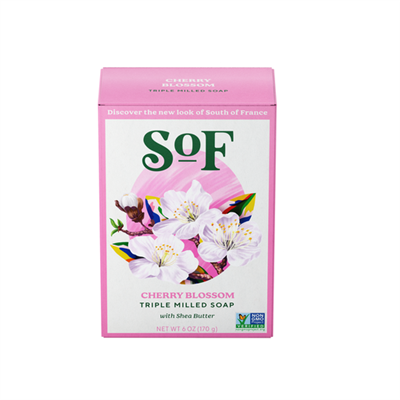 SOUTH OF FRANCE   Natural Soap Cherry Blosm,170g