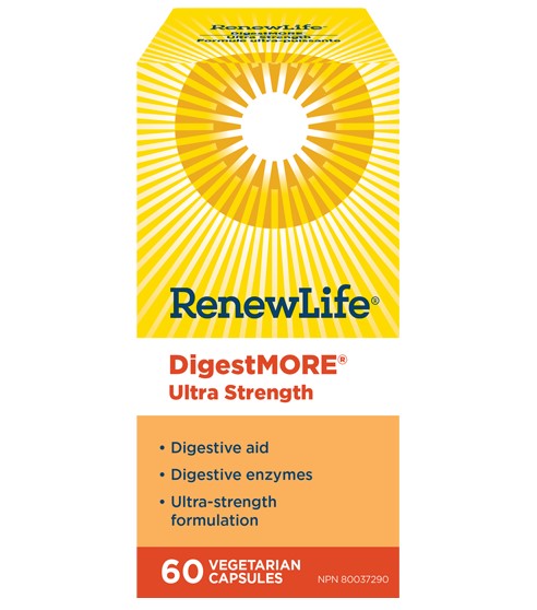 Renew Life   DigestMORE ULTRA 60vcap