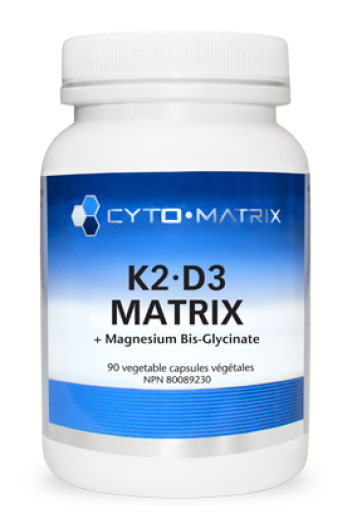 Cyto Matrix -K2·D3 Matrix + Magnesium Bis·Glycinate (formerly Osteo Matrix) - 90 v-caps