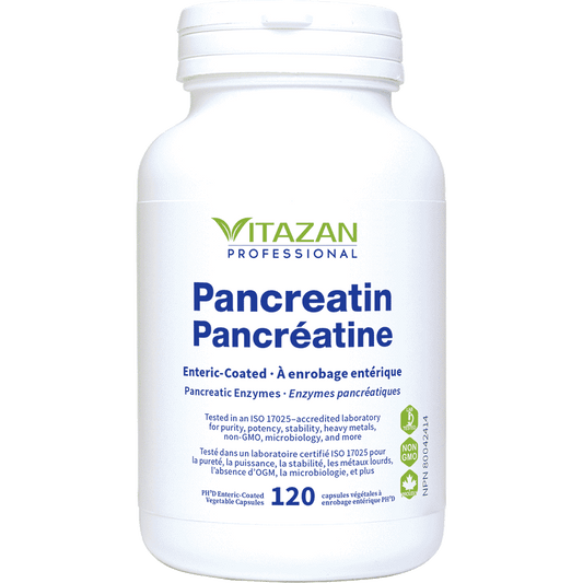 Vitazan    Pancreatin 1,300mg  120 capsules