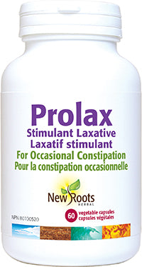 NEW ROOTS    Prolax Stimulant Laxative    60 capsules