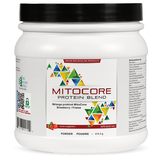 Ortho Molecular   MitoCORE Protein Blend Strawberry   14 SVG
