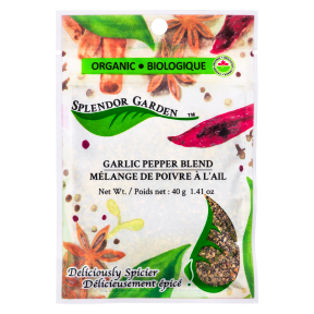 Splendor Garden - Organic Garlic Pepper -  40g
