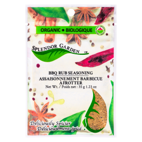 Splendor Garden - Organic BBQ Rub Seasoning -  35g