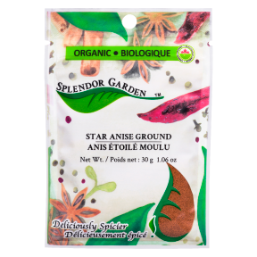Splendor Garden - Organic Star Anise Ground -  30g