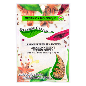 Splendor Garden - Org Lemon Pepper Seasoning -  35g