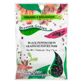 Splendor Garden - Organic Peppercorn Black -  50g